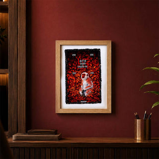 Hanuman Yantra Tourmaline Frame