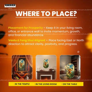 Lord Hanumana-Sanjeevani Parvat Pyrite Plate [Capsule Plate]