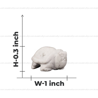 Howlite Crystal Tortoise| Miniature Series