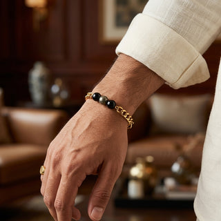 Richie Rich Cuban Bracelet - 24k Gold Tone