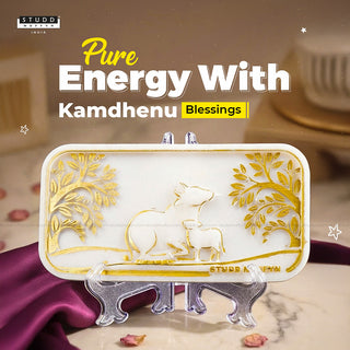 Kamdhenu Aura Shuddhi Selenite Plate