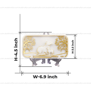 Kamdhenu Aura Shuddhi Selenite Plate