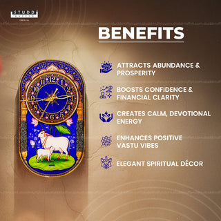 Kamdhenu Pyrite Clock