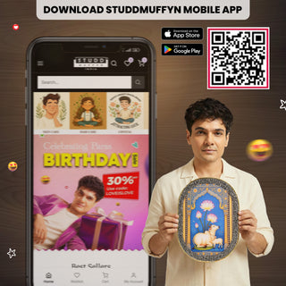 Kamdhenu with Lotus Pyrite Plate [ Rounded Rectangle ]