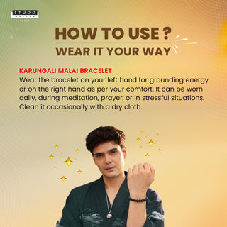 Karungali Malai Bracelet