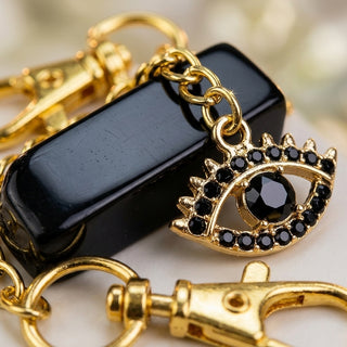 Obsidian Bar + Black Eye Keychain