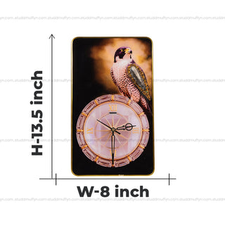 Kuber Crystal Eagle Clock