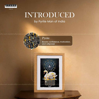 Kuber Yantra Pyrite Frame