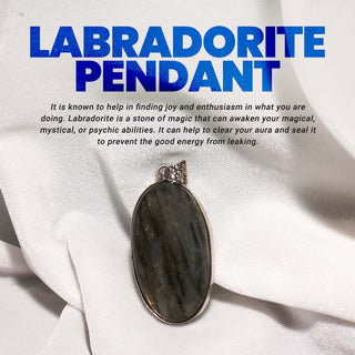 Labradorite Pendant (Without Chain)