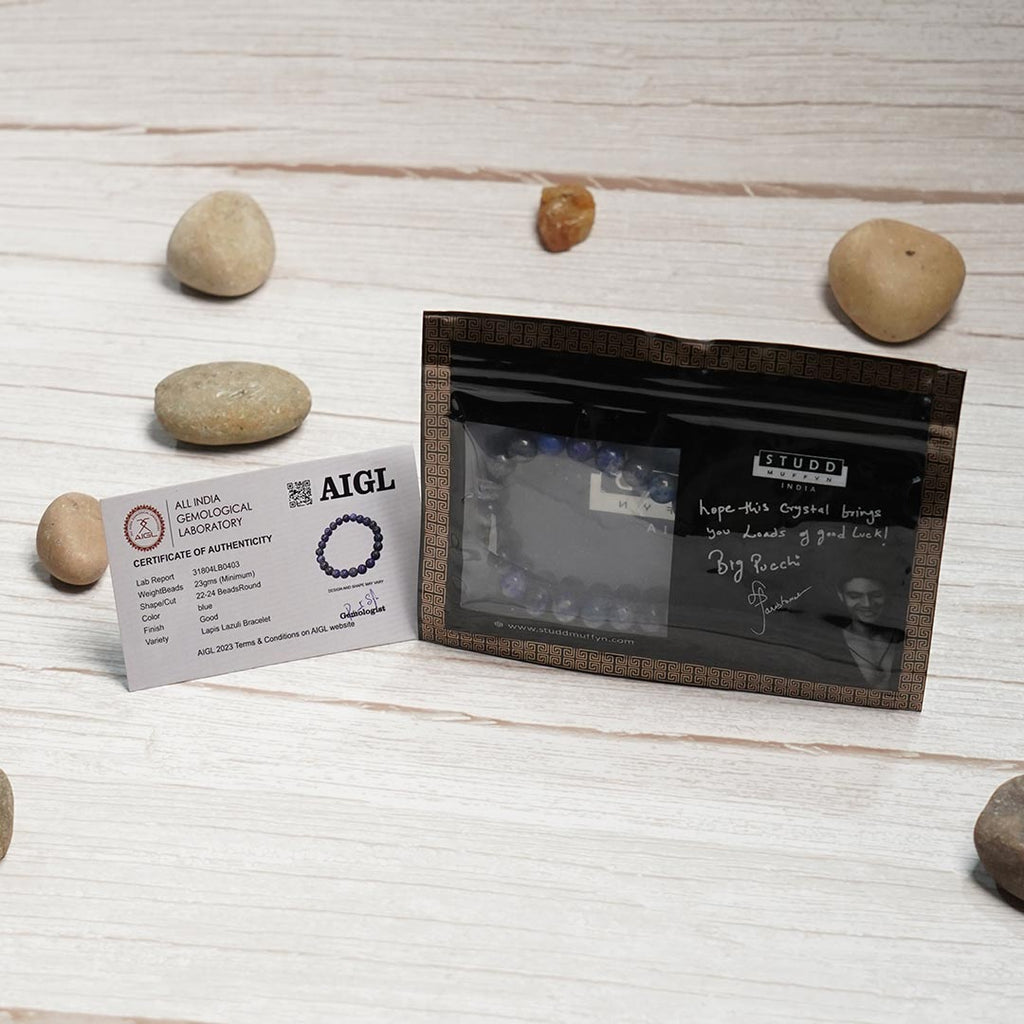 Lapis Lazuli Bracelet Studd Muffyn