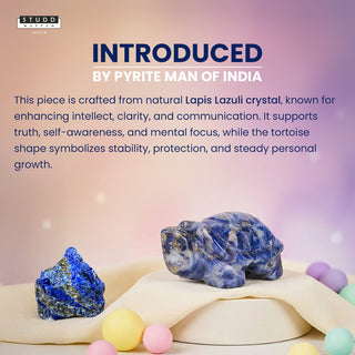 Lapis Lazuli Crystal Tortoise | Miniature Series