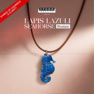 Lapis Lazuli Seahorse Pendant