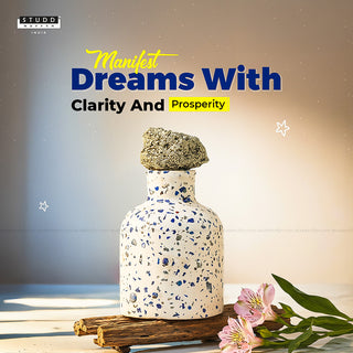 Lapis Lazuli Wishlist Vase With Pyrite Geode