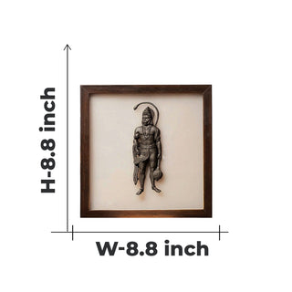 Lord Hanumana 3D Pyrite Plate