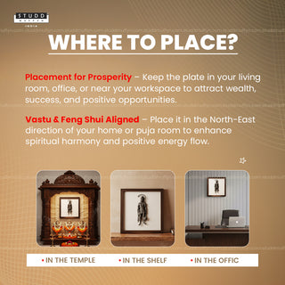 Lord Hanumana 3D Pyrite Plate