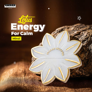 Lotus Bloom Selenite Coaster