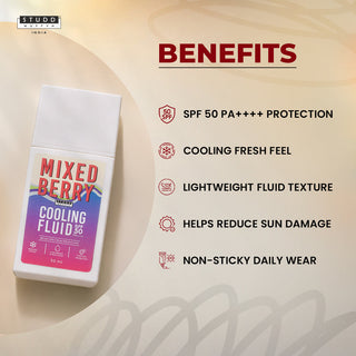 Mixed Berry Cooling Fluid Sunscreen
