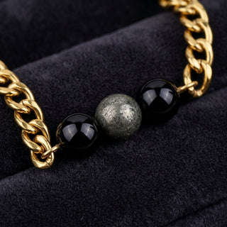 Richie Rich Cuban Bracelet - 24k Gold Tone