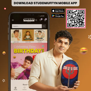 Mahadev Trishul Pyrite Frame [ Capsule Shape ]