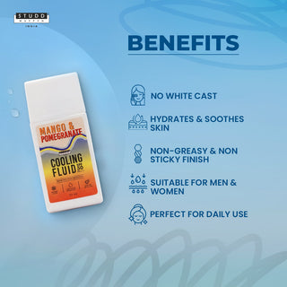Mango & Pomegranate Cooling Fluid Sunscreen
