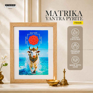 Matrika Yantra Pyrite Frame