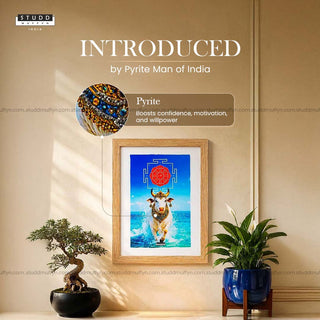 Matrika Yantra Pyrite Frame