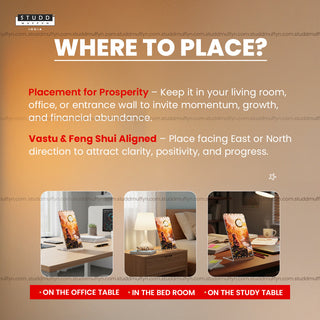 Monkey Pyrite Crystal Table Clock