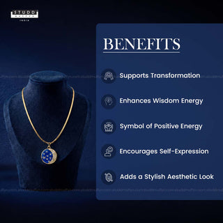 Moon of Transformation Crystal Pendant [ With Chain ]