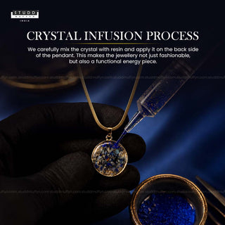 Moon of Transformation Crystal Pendant [ With Chain ]