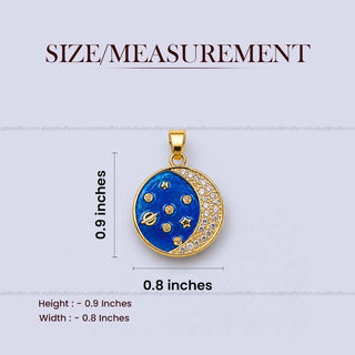 Moon of Transformation Crystal Pendant [ With Chain ]