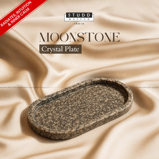 Moonstone Crystal Plate