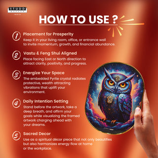 Mystic Owl Pyrite Plate [Capsule Frame]