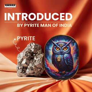 Mystic Owl Pyrite Plate [Capsule Frame]