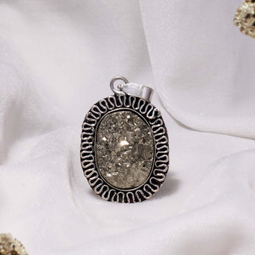 Natural Pyrite Pendant