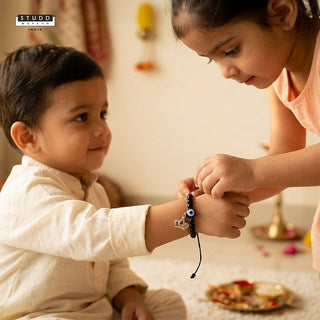 Nazaria Crown Pendant Kids Rakhi