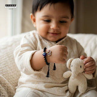 Nazaria Crown Pendant Kids Rakhi