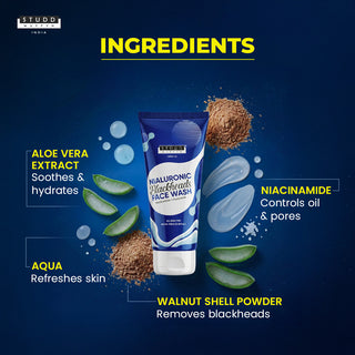 Nialuronic Blackheads Face Wash
