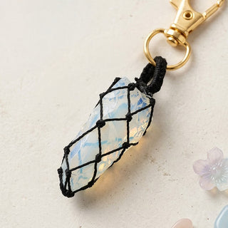 Opalite Crystal Keychain