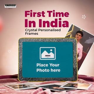 Personalised Richie Rich Crystal Photo Frame [Rectangle Shape]