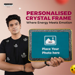 Personalised Richie Rich Crystal Photo Frame [Rectangle Shape]