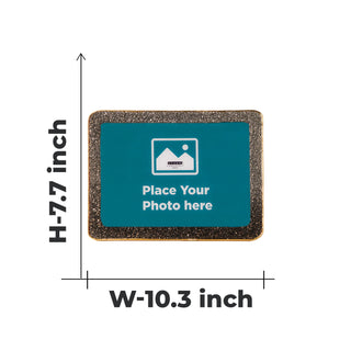 Personalised Richie Rich Crystal Photo Frame [Rectangle Shape]