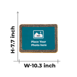 Personalised Crystal Pyrite Photo Frame [Rectangle Shape]