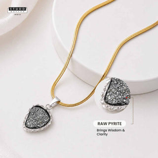 Peru Pyrite Pendant with Chain