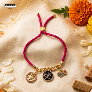 Pink Charm Rakhi