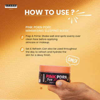 Pink PDRN Pore Minimising Sleeping Mask