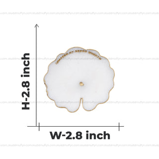 Pure Lotus Leaf Harmony Selenite Coaster