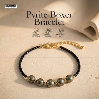 Pyrite Boxer Bracelet