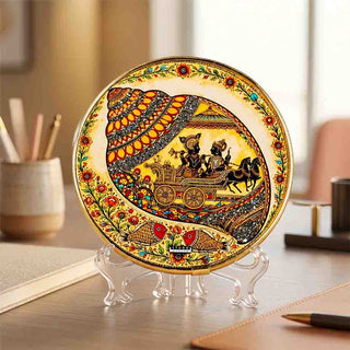 Pyrite Dharma Shank | Madhubani Art Frame