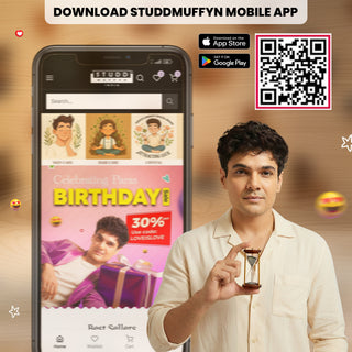 Pyrite Prosperity Flow Hourglass – Luxe Wood & Brass (4 Inch)