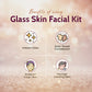 (Pack of 3) 6 Step Ayurvedic Glass Skin Facial Kit | For Men & Women